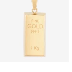 Brand new with box 14 karat gold men’s or ladies gold bar, great present it’s